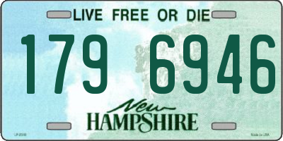 NH license plate 1796946
