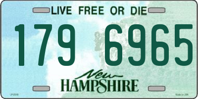 NH license plate 1796965