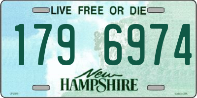 NH license plate 1796974