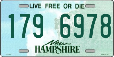 NH license plate 1796978