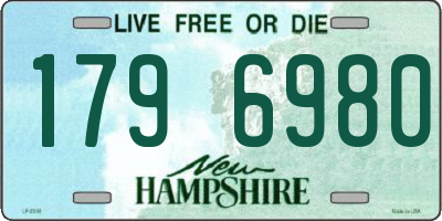 NH license plate 1796980