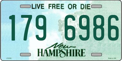 NH license plate 1796986
