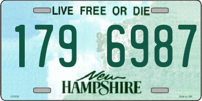 NH license plate 1796987