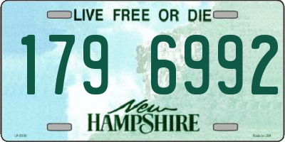 NH license plate 1796992