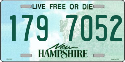 NH license plate 1797052