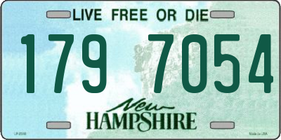 NH license plate 1797054