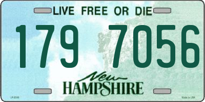 NH license plate 1797056