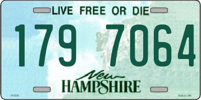 NH license plate 1797064