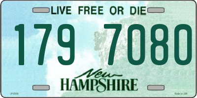 NH license plate 1797080