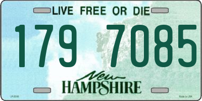 NH license plate 1797085