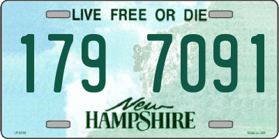 NH license plate 1797091