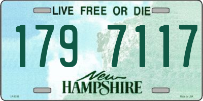 NH license plate 1797117