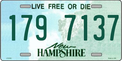 NH license plate 1797137