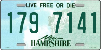 NH license plate 1797141