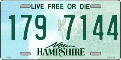 NH license plate 1797144