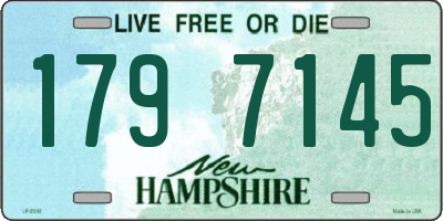 NH license plate 1797145