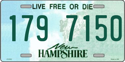 NH license plate 1797150