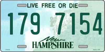 NH license plate 1797154