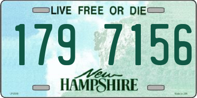 NH license plate 1797156