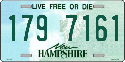 NH license plate 1797161