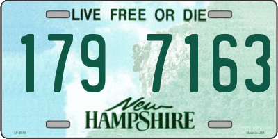 NH license plate 1797163