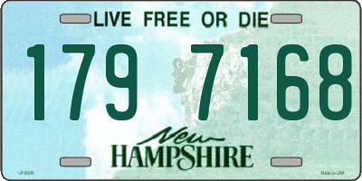 NH license plate 1797168