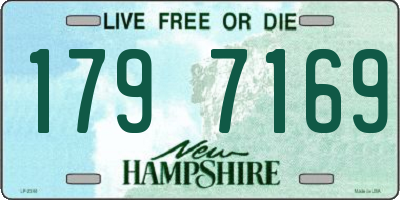 NH license plate 1797169