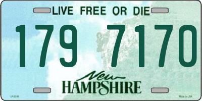 NH license plate 1797170