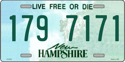 NH license plate 1797171