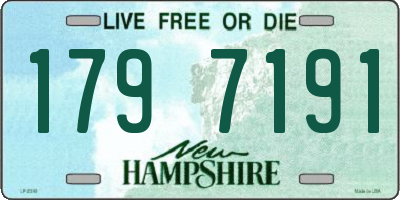 NH license plate 1797191