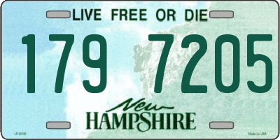 NH license plate 1797205