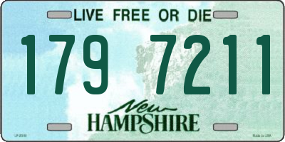 NH license plate 1797211