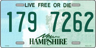 NH license plate 1797262