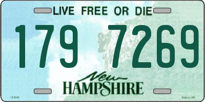 NH license plate 1797269