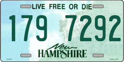 NH license plate 1797292