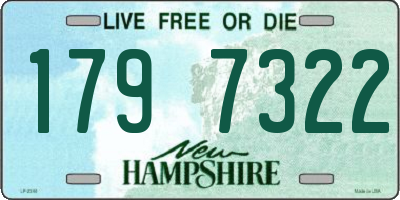 NH license plate 1797322