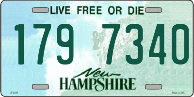 NH license plate 1797340
