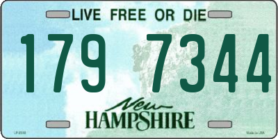NH license plate 1797344
