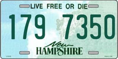 NH license plate 1797350