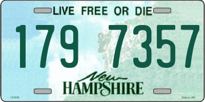 NH license plate 1797357