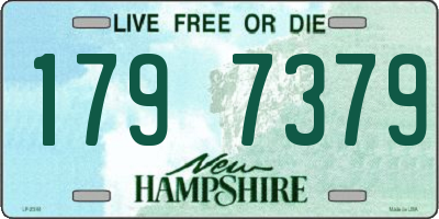 NH license plate 1797379