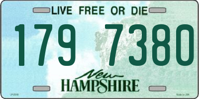 NH license plate 1797380