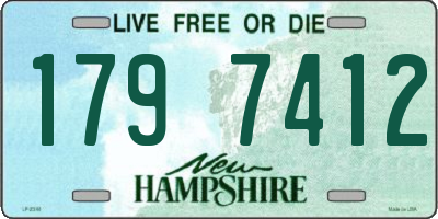 NH license plate 1797412