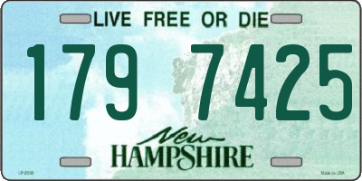 NH license plate 1797425
