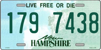 NH license plate 1797438