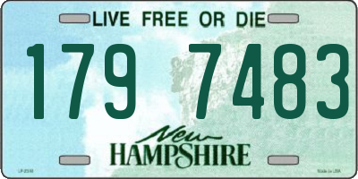 NH license plate 1797483