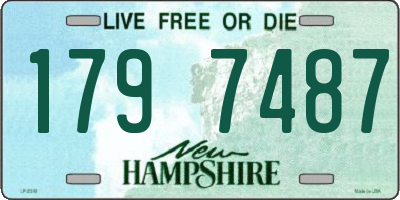 NH license plate 1797487