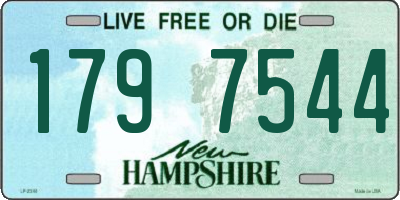 NH license plate 1797544