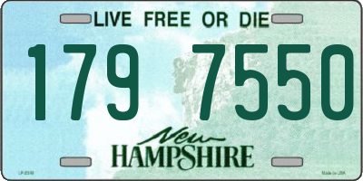 NH license plate 1797550