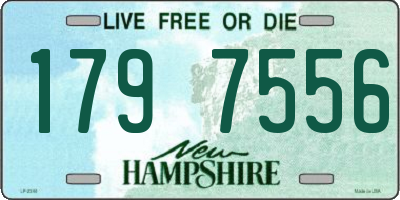 NH license plate 1797556